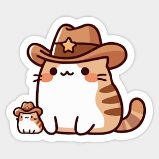 Sheriff Cat Sticker